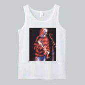 kurt cobain柯本涅盘演唱会噪点模糊punk男女纯棉拓印吊带背心