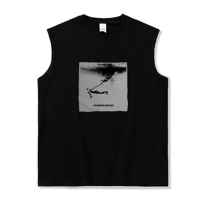 圆领无袖坎肩无袖坎肩低调纯棉