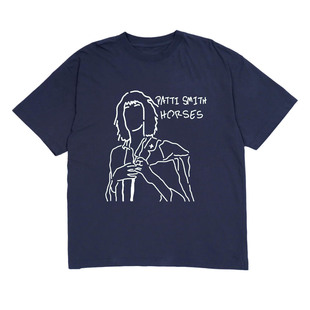 patti smith heroes帕蒂史密斯punk手绘设计感纯棉无袖坎肩T恤