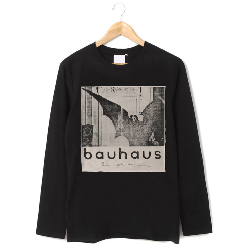bauhaus包豪斯贝拉之死哥特复古暗黑纯棉小众文艺圆领长袖T恤卫衣