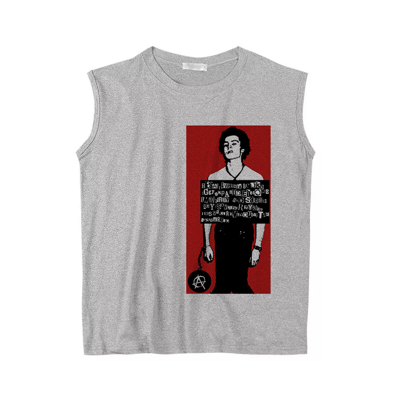 性手枪涅盘朋克摇滚柯本夏季背心