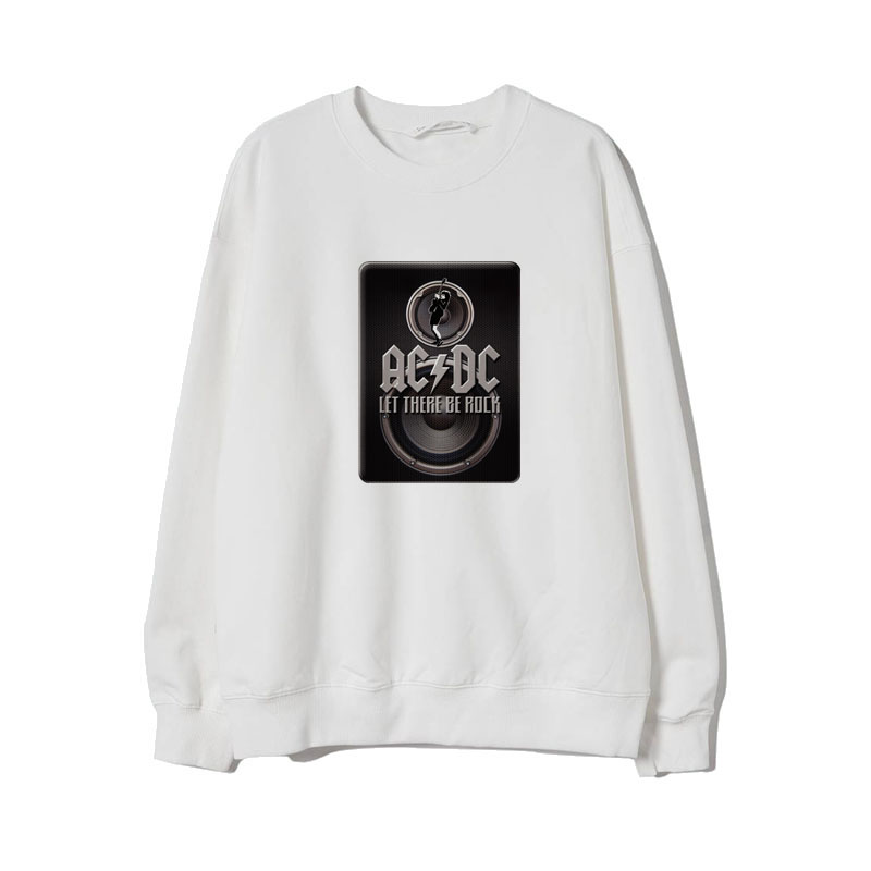 acdc硬摇滚街头复古棉圈秋冬卫衣