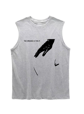 Lou-reed-the-strokes-punk-rock 朋克 夏季薄款坎肩背心无袖T恤