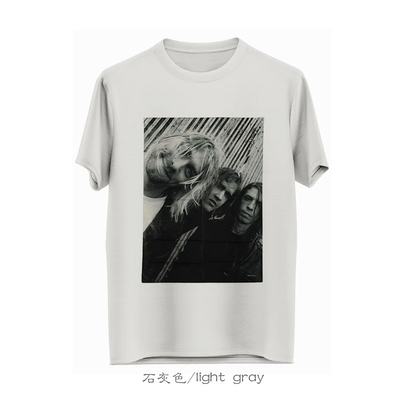 nirvana kurt cobain涅盘柯本punk朋克摇滚喷印舒适精梳面料短袖T