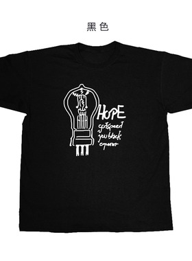 godspeed you black emperor hope神佑黑帝暗黑后摇纯棉短袖T恤