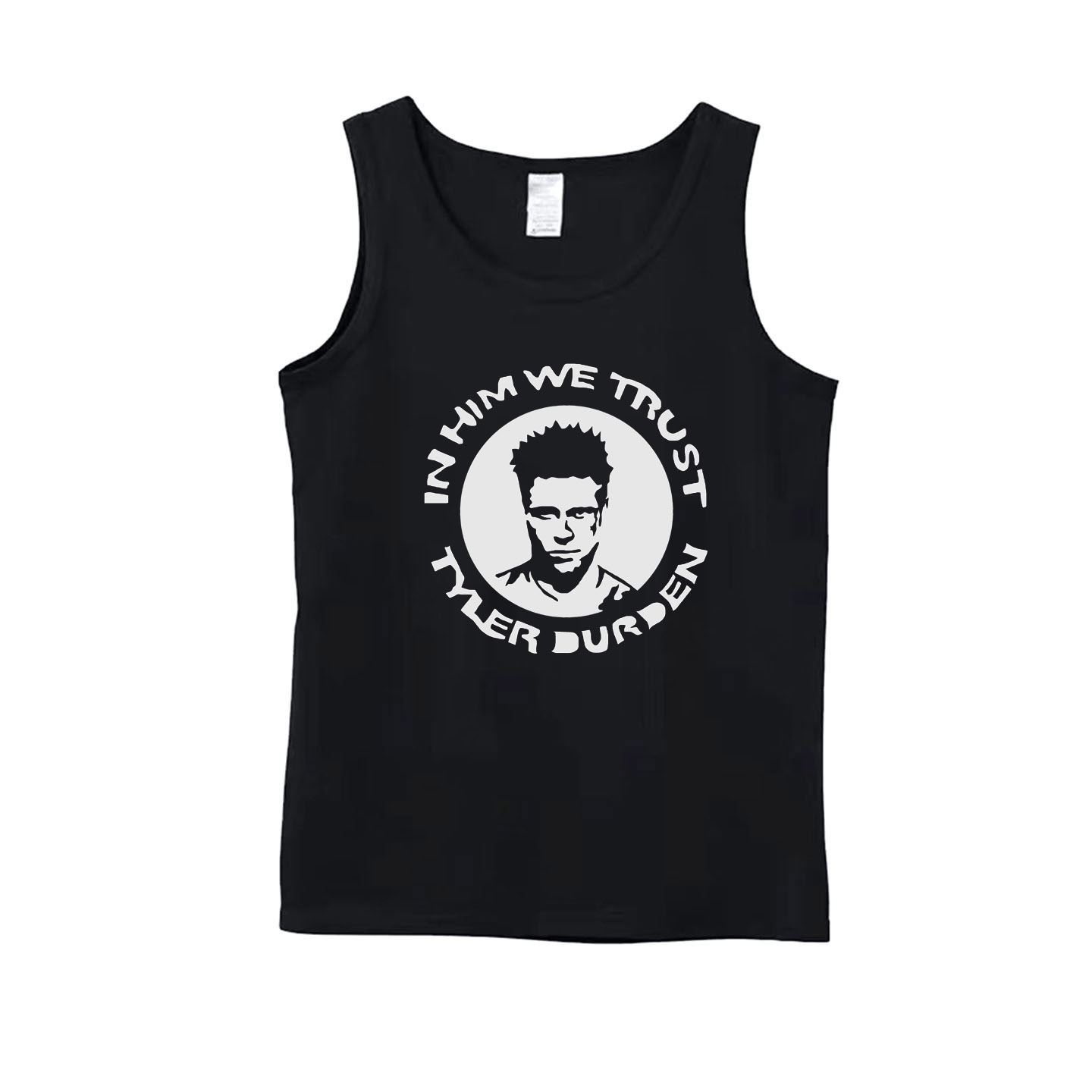 fight club搏击俱乐部朋克质感印花男女中性款纯棉背心吊带无袖T