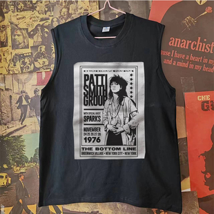 酷帅暗黑无袖 patti jett朋克摇滚女性个性 joan T恤背心坎肩 smith