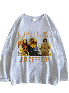led-zeppelin齐柏林飞艇复古摇滚重金属朋克男女长袖T恤外穿内搭