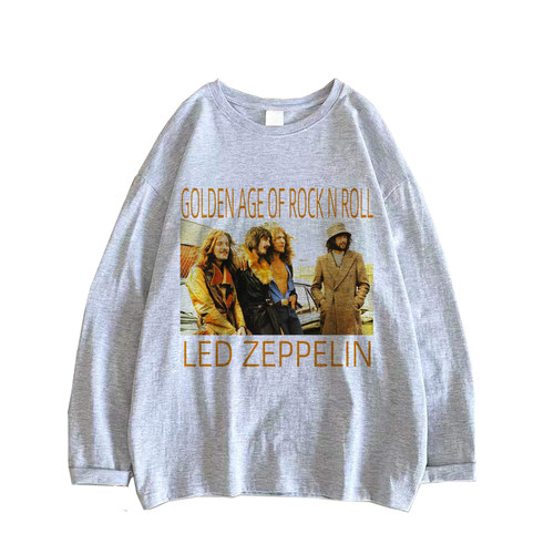 led-zeppelin齐柏林飞艇复古摇滚重金属朋克男女长袖T恤外穿内搭