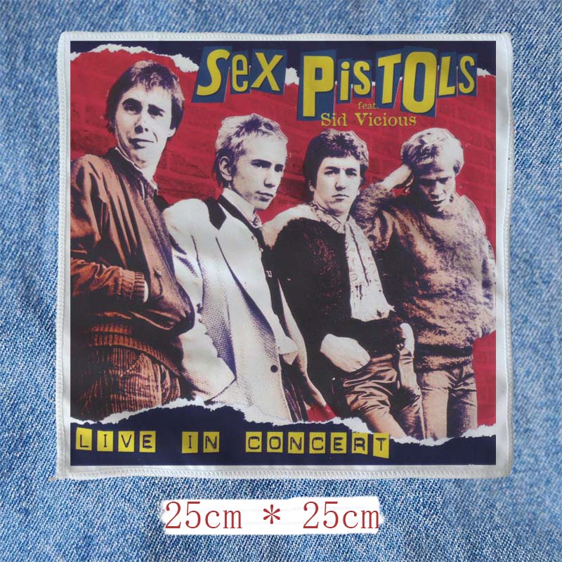 sex pistols punk rock style性手枪朋克风大号布贴包包衣服配件