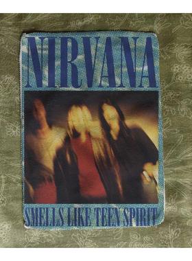 涅盘少年心气smells like teen spirits车库朋克布贴包包衣服配件