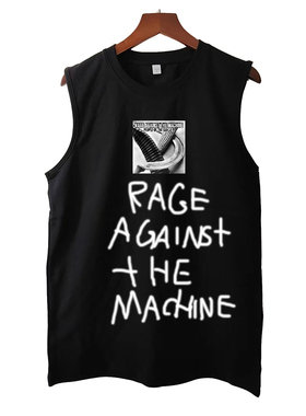 暴反愤怒对抗机器ratm-rage against the machine说唱金属无袖T恤