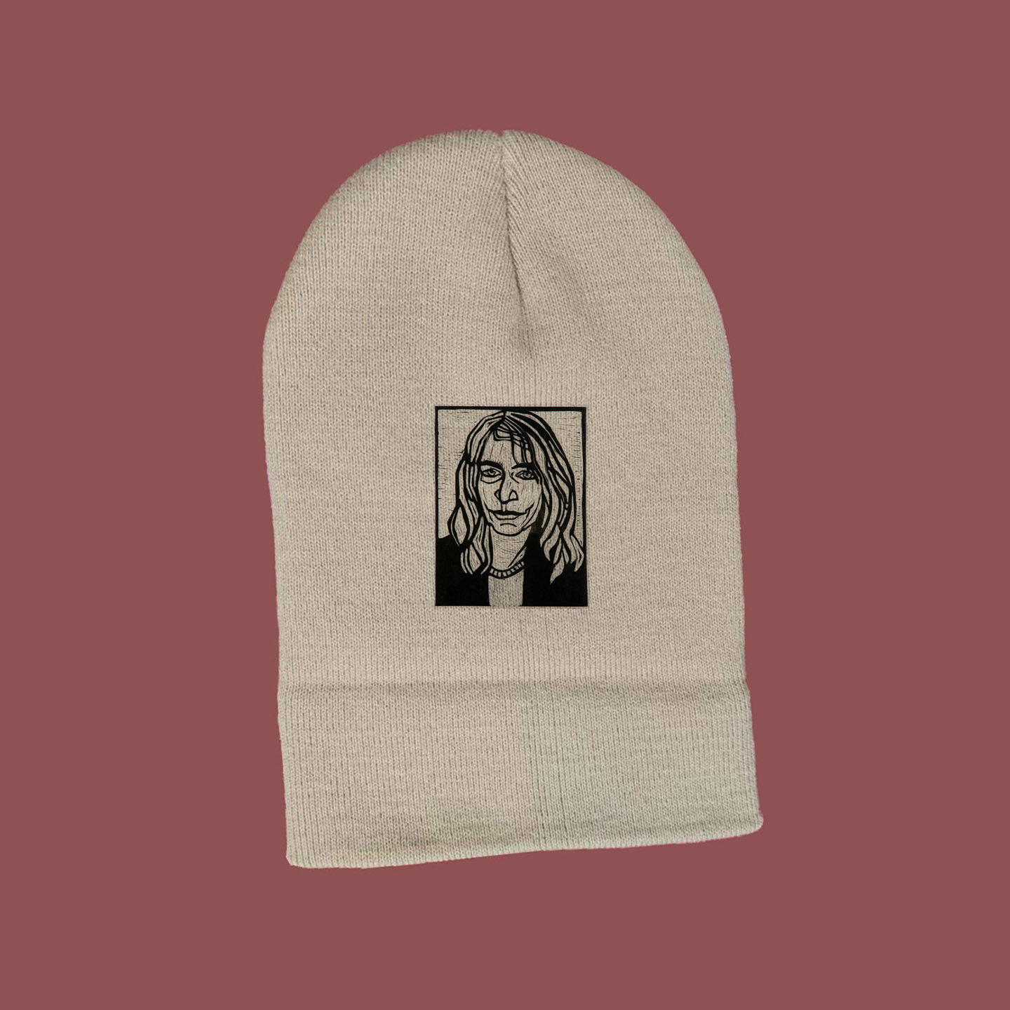 patti smith帕蒂史密斯punk women icon朋克男女冷帽棉线帽子