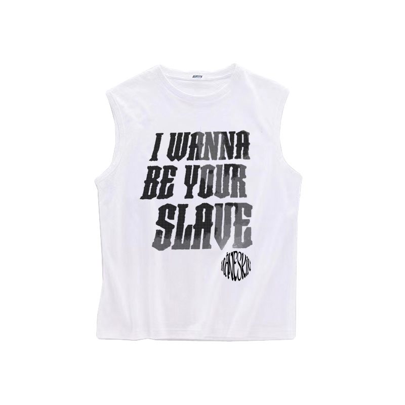 Måneskin I wanna be your slave maneskin流行摇滚坎肩背心T恤