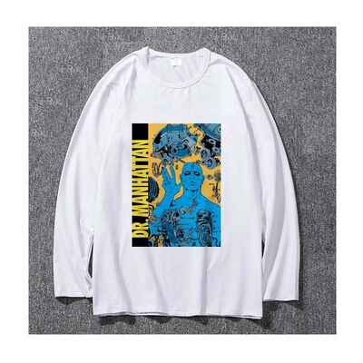 新款守望者watchmen反英雄超级英雄漫画赛博朋克男女长袖T恤