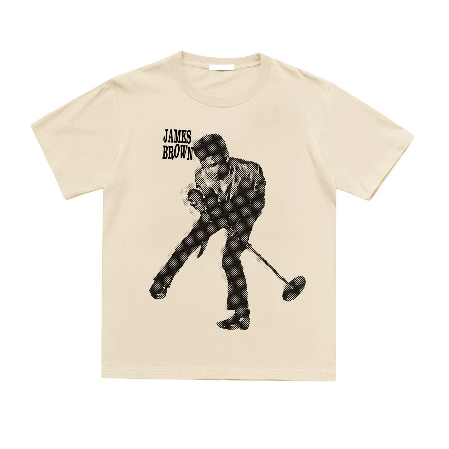 James Brown funk放克音乐摇滚跳舞抗菌莱卡棉莫代尔夏季短袖T恤
