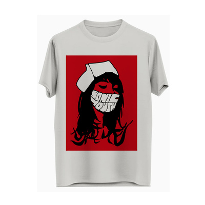 新款sonic youth音速青年朋克乐队文艺风凉感透气亲肤男女短袖T恤