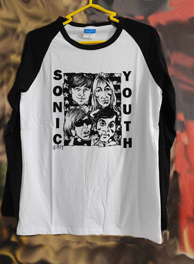 sonic youth音速青年朋克噪音摇滚punk亚文化男女长袖T恤