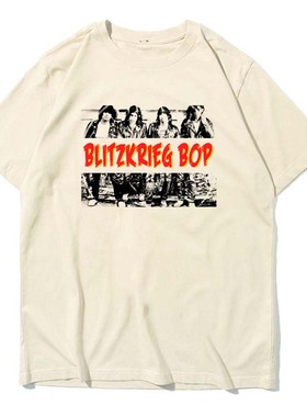 后朋克joy division快乐小分队ramones雷蒙斯the clash摇滚T恤