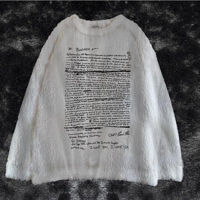 nirvana kurt cobain 涅盘 柯本笔记 朋克摇滚喷印双面绒卫衣外套