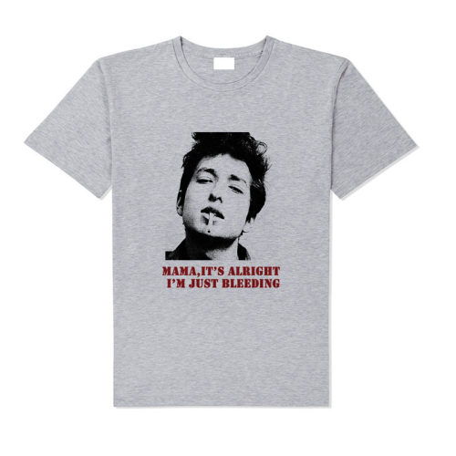 鲍勃迪伦bob dylan来自民间的反叛民谣诗人文艺青年文化衫T恤