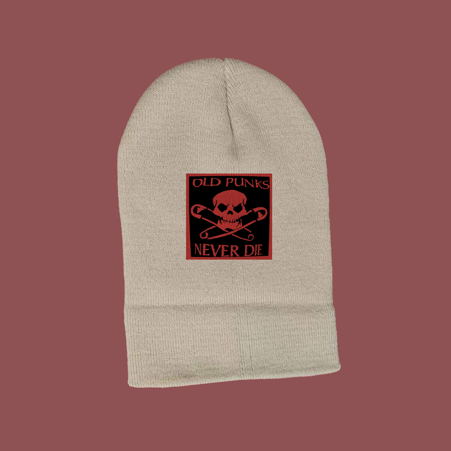 多款black flag朋克不死性手枪punk not dead男女冷帽棉线帽子