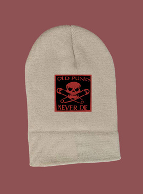多款black flag朋克不死性手枪punk not dead男女冷帽棉线帽子
