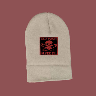not flag朋克不死性手枪punk dead男女冷帽棉线帽子 black 多款