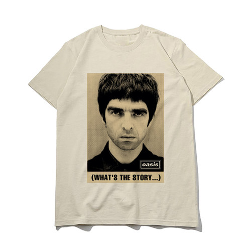 绿洲乐队兄弟复古印花