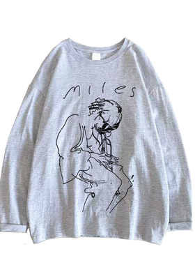miles davis 迈尔斯戴维斯 jazz music 爵士音乐 艺术男女长袖T恤