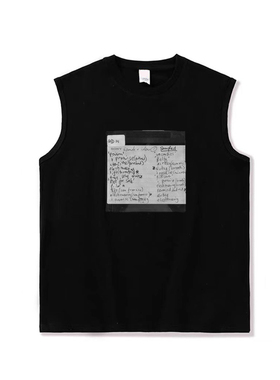 复古艺术摇滚Radiohead电台司令pink-floyd平克纯棉男女坎肩背心T