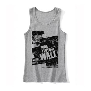 背心吊带无袖 多款 wall平克文艺摇滚轻薄凉快夏季 floyd T恤 pink