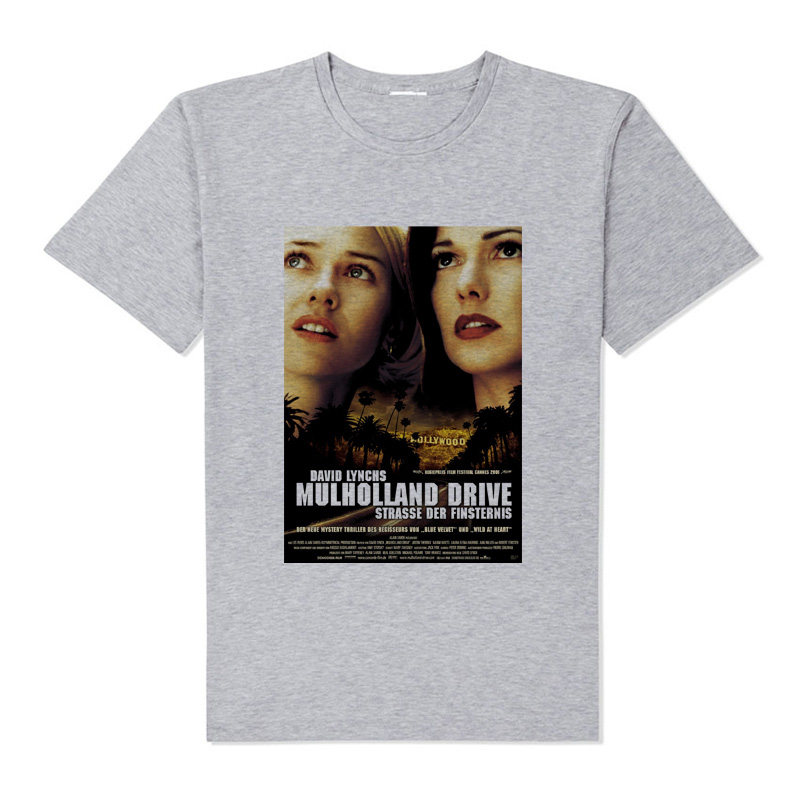 David Lynch Double Peak Mulholland Road Rubber Head Bizarre Fantasy cult Film Artistic Youth T-shirt thumbnail 5