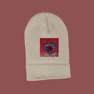 goth the punk post rock治愈文艺哥特摇滚男女冷帽棉线帽子 cure