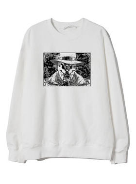 守望者罗夏watchmen反超级英雄漫画电影男女棉毛圈长袖圆领T卫衣