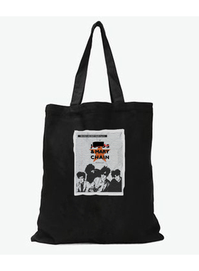 jamc and mary chain darkland玛丽链粗棉朋克风摇滚黑色帆布包袋