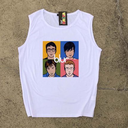 blur sonic youth radiohead模糊音速青年电台司令乐队背心