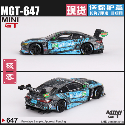 MINIGT647宝马M4GT3音符合金车模