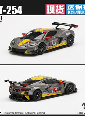 MINIGT#254 1:64 雪佛兰克尔维特C8.R #4 2020 IMSA代托纳 合金车