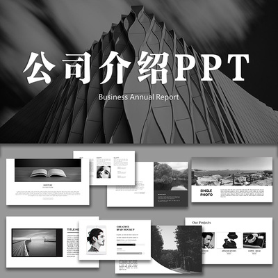 ppt模板高端企业简介产品介绍企业画册宣传展示项目汇报商务动态