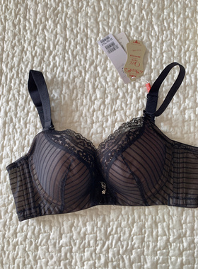 硬钢圈奥维丝丽26023薄C罩杯集中聚拢上托侧收副乳调整型内衣特卖