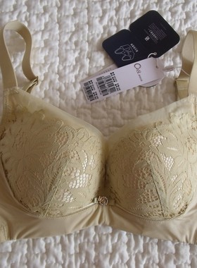 奥维丝丽正品新款4扣偏薄软钢圈聚拢调整上托女文胸221002 B C