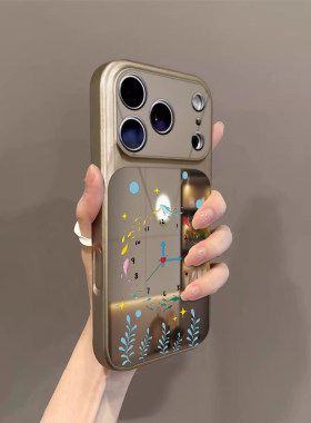 海洋时钟适用iPhone17手机壳16/14pro苹果13pro镜面15promax17a