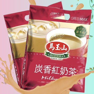 马玉山炭香红奶茶台湾进口下午茶