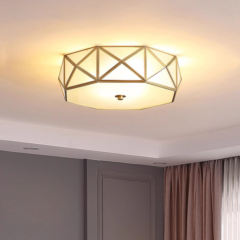 阳台过道全铜欧式吸顶灯客厅卧室