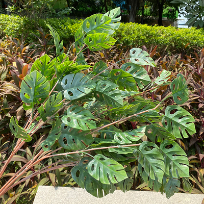 仿真竹叶假花绿植叶子植物墙树叶