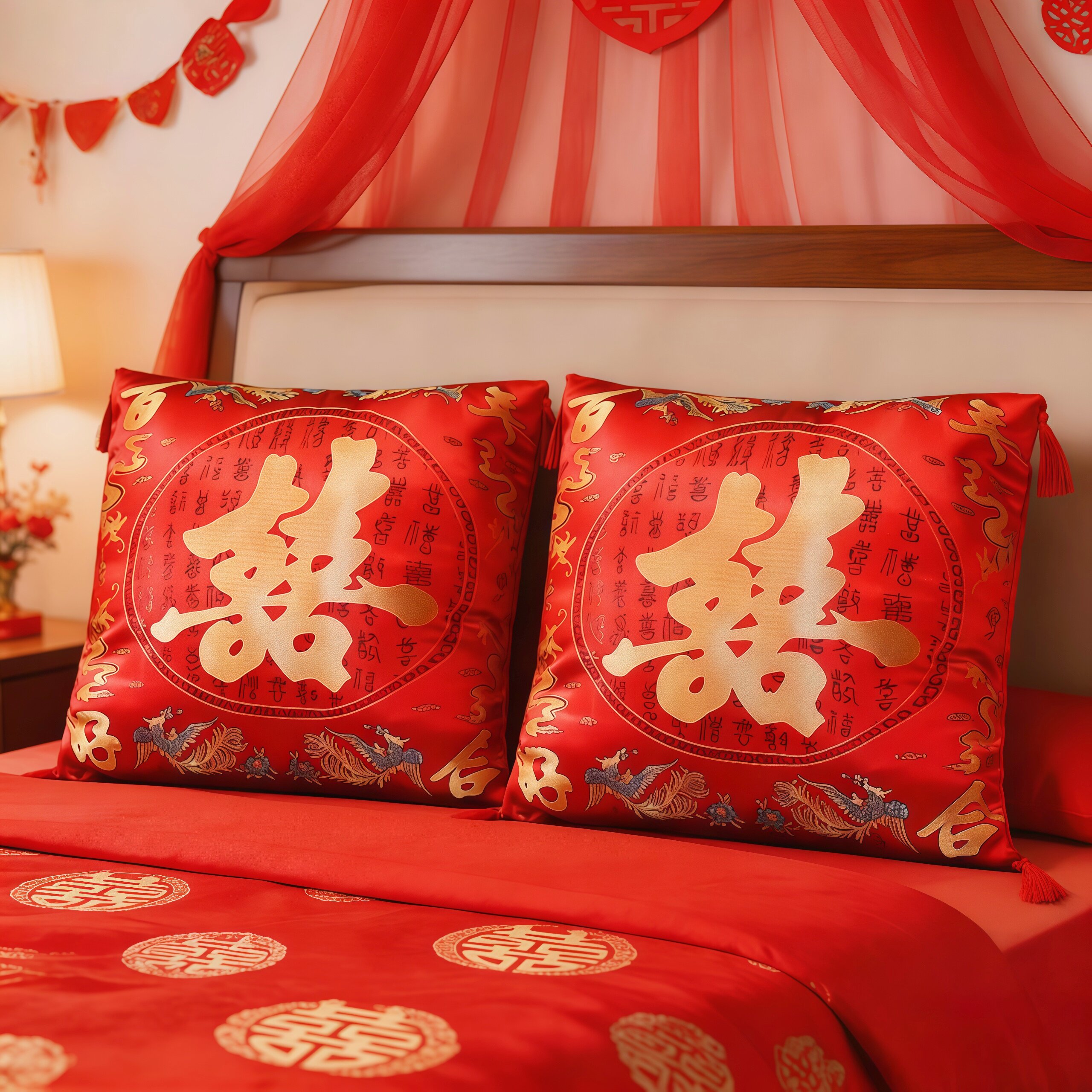 国产优品毛绒玩具DIY结婚婚庆娃娃刺绣抱枕枕头用品七夕情人节