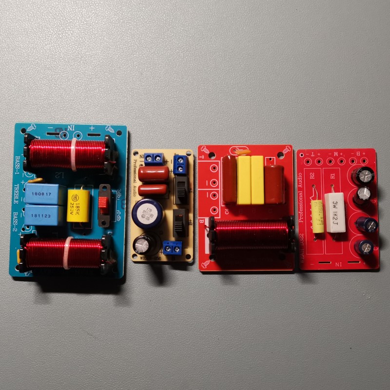 发烧级hifi音箱喇叭专用分频器分频点可调采用西门子金属化电容