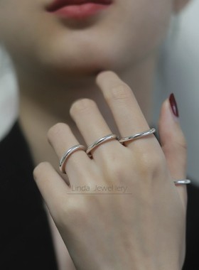 男女999纯银INS高级感设计师小众