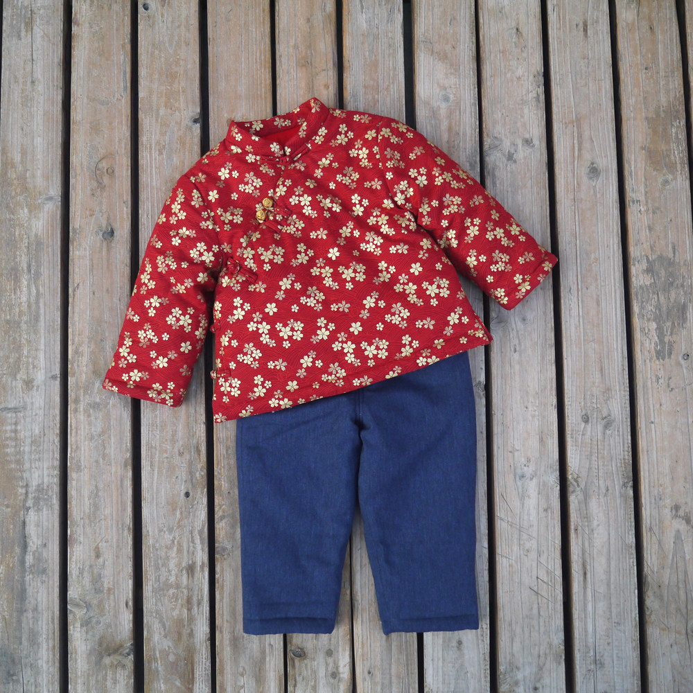 女童中式斜襟加厚儿童外套冬装汉服女孩冬季棉衣唐装拜年服宝宝女,童装/婴儿装/亲子装,旗袍,淘宝优惠券,粉丝福利购,淘宝优惠卷